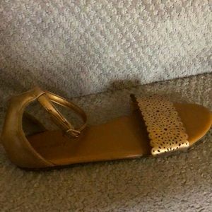 Gold sandals